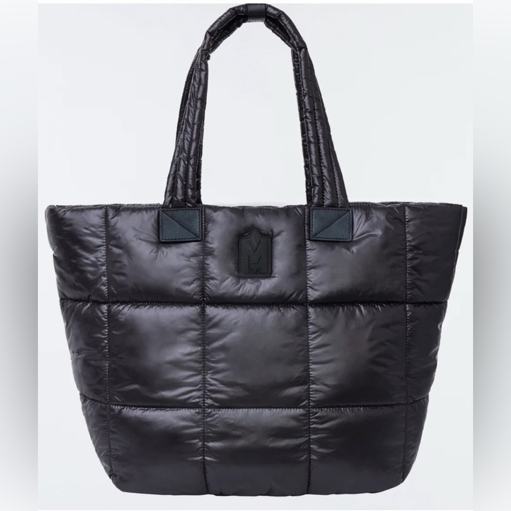 Mackage Rox tota Black Quilted Puffer Shoulder Bag, tote, weekender